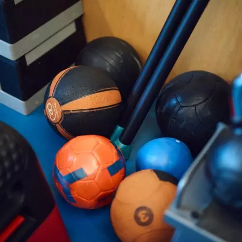 Weighted exercise balls