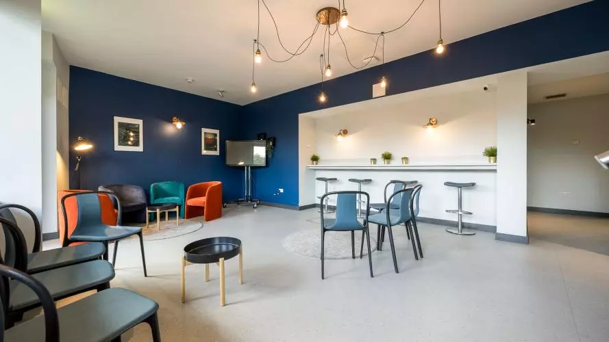 The Lounge laid out for informal seating and socialising